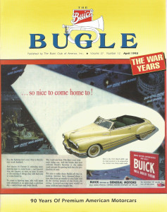 THE BUICK BUGLE 1993 APR - 1942 SUPER 56C & 51, BUICKs WAR YEARS
